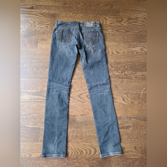 Mek Denim Belize Cigarette Women's Dark Blue Jeans Sz.28/34 - Picture 3 of 11